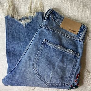 NEVER WORN excellent condition super cute Tularosa jeans from REVOLVE